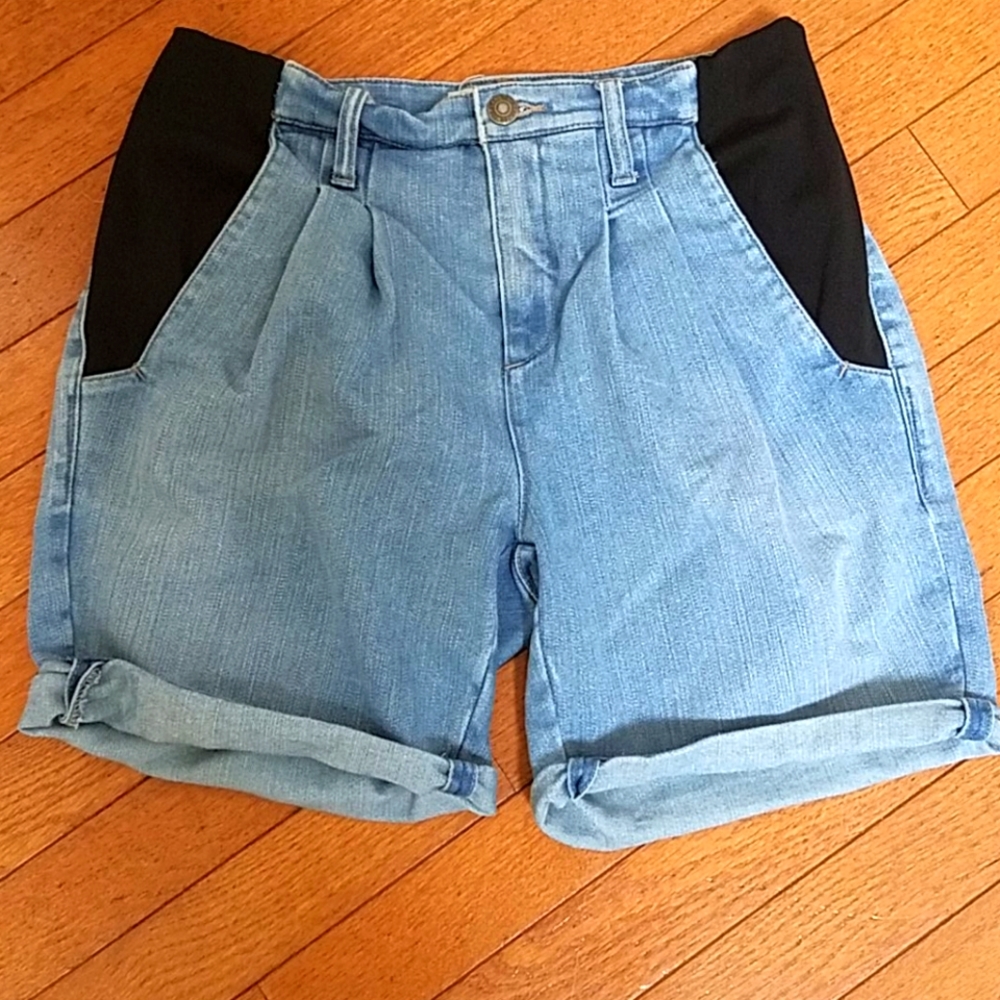 Women's Halmut Lang blue jean shorts